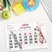 Calendrier de bureau DOHE Multicouleur 30 x 21 cm 2025