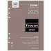 Recharge pour agenda Finocam OPEN R1098 1000 2025 15,5 x 21,5 cm