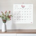 Calendar de perete Finocam CHIC Alb Hârtie 2025 30 x 30 cm