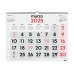 Calendar de perete Finocam Hârtie 2025 54 x 42 cm