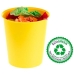 Rubbish bin Archivo 2000 Yellow polystyrene 16 L