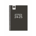 Agenda Finocam COOL Zwart 1/8 12 x 16,4 cm 2024-2025