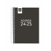 Agenda Finocam COOL Nero 1/8 12 x 16,4 cm 2024-2025