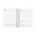 Agenda Finocam COOL Nero 1/8 12 x 16,4 cm 2024-2025