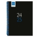 Agenda Finocam DIVA Nero 1/8 12 x 16,4 cm 2024-2025