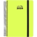 Agenda Grafoplas NEON Amarelo A5 14,8 x 21 cm 2025