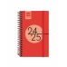 Agenda Finocam SVH Rojo 7,9 x 12,7 cm 2024-2025