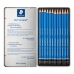 Set med pennor Staedtler Mars Lumograph 2 mm Sexkantig 2B 2H 3B 4B 5B 6B 8B B HB H 7B (12 antal)