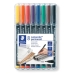 Dauermarker Staedtler LUMOCOLOR 318 F Bunt 0,6 mm 8 Stücke