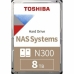 Cietais Disks Toshiba Toshiba N300 NAS 8 TB 3,5