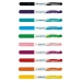 Tuschpennor Giotto Turbo Soft Brush Multicolour Fall Pensel 10 Delar