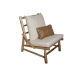 Chaise de jardin Romimex Naturel 80 x 90 x 70 cm Serre