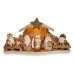 Crèche de Noël Lumière LED Blanc Marron Gris 10,5 x 16 x 33 cm (6 Unités)