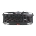 Gaming Keyboard Talius Arconte Zwart Zwart/Zilverkleurig Qwerty Spaans QWERTY