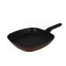 Gladde Grillpan Quttin Sahara Gehard aluminium Bruin 48 x 29 x 4,5 cm (6 Stuks)