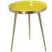 Side table Alexandra House Living Yellow Golden 38 x 43 x 38 cm