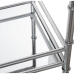 Side table Alexandra House Living Silver 54 x 60 x 34 cm