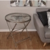 Side table Alexandra House Living Grey Transparent 64 x 66 x 64 cm