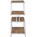 Shelves Alexandra House Living White Brown Metal 42 x 90 x 35 cm