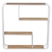 Shelve Alexandra House Living White Brown Metal 70 x 70 x 15 cm