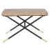 Mesa de Centro Alexandra House Living Castanho Preto Rotim Fibra natural 70 x 45 x 50 cm