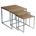 Jeu de 3 tables Alexandra House Living Marron Bois