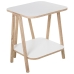 Mesa de apoio Alexandra House Living Branco Castanho 50 x 60 x 50 cm