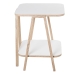 Mesa de apoio Alexandra House Living Branco Castanho 50 x 60 x 50 cm