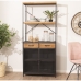 Shelves Alexandra House Living Brown Black Metal 80 x 180 x 40 cm