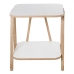 Mesa de apoio Alexandra House Living Branco Castanho 50 x 60 x 50 cm