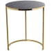 Set of 3 tables Alexandra House Living Black Golden Wood