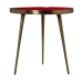 Mesa de apoio Alexandra House Living Vermelho Dourado 46 x 46 x 46 cm