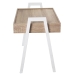 Set of 3 tables Alexandra House Living White Brown