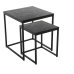 2 tooli komplekt Alexandra House Living Must Metall