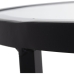 Jeu de 2 tables Alexandra House Living Noir Argenté