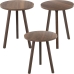 Set of 3 tables Alexandra House Living Brown Wood