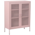 Aparador Alexandra House Living Cor de Rosa Metal 80 x 102 x 35 cm