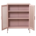 Aparador Alexandra House Living Cor de Rosa Metal 80 x 102 x 35 cm