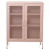 Aparador Alexandra House Living Cor de Rosa Metal 80 x 102 x 35 cm