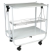 Carrello da Portata Alexandra House Living Bianco 68 x 70 x 40 cm Pieghevole