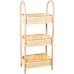 Shelves Alexandra House Living Beige Rattan Natural Fibre 34 x 80 x 23 cm