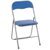 Folding Chair Alexandra House Living Blue 44 x 78 x 46 cm