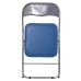 Folding Chair Alexandra House Living Blue 44 x 78 x 46 cm