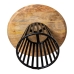 Hoofdtafel Alexandra House Living Bruin Zwart Hout 60 x 38 x 60 cm