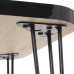 Set of 3 tables Alexandra House Living Brown Black Wood