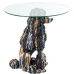 Mesa de apoio Alexandra House Living Ouro 27 x 61 x 3 cm