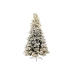 Albero di Natale DKD Home Decor Bianco Verde Polietilene Nevoso 140 x 140 x 210 cm