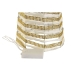 Adorno Navideño DKD Home Decor Blanco Dorado 20 x 20 x 80 cm (3 Piezas)