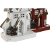 Kerstversiering Home ESPRIT Wit Rood 26 x 14 x 32 cm (2 Stuks)