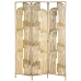 Folding screen Alexandra House Living Golden Metal 120 x 170 x 1 cm